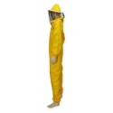 POLY/COTTON BEEKEEPING SUIT WITH SQUARE VEIL YELLOW