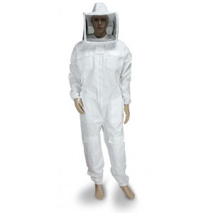 POLY/COTTON BEEKEEPING SUIT WITH SQUARE VEIL 