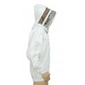 POLY/COTTON BEEKEEPING JACKET WITH FENCING VEIL