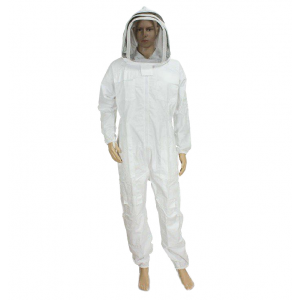 100% COTTON BEEKEEPING SUIT WITH FENCING VEIL 
